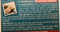 Raviolis Vapeur Ha Cao Crevette Ingredients