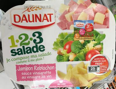 1-2-3 Salade Jambon Reblochon