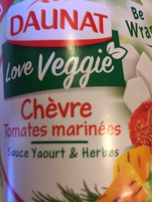 Wrap « Be Wrappy  Love Veggie - Chvre Tomates Marines