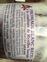 Fromage Blanc Battu Ingredients