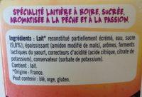 Yaourt  Boire Ingredients