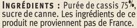Coulis De Cassis Ingredients