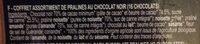 Coffret Assort Bonbons Choc Noir 16 Choc Ingredients