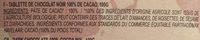 Cacao Noir 100% Ingredients