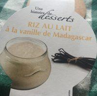 Riz Au Lait  La Vanille De Madasgascar Report Card