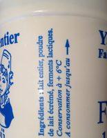 Ferme De Kerheu Ingredients