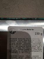 Berlingots Ingredients