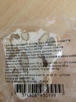 Gateau De Nougat Ingredients