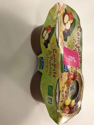 Compote De Pommes Et Chataignes 2X110G