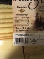 Fromage Pour Raclette, 3 Saveurs: Poivre, Nature Et Fume Ingredients
