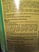 Instant Noodles Chicken Flavour Ingredients