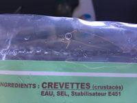 Queue De Crevette Crue Ingredients