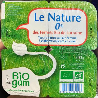 Yaourt Nature Ecreme 0%