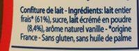 Confiture De Lait Ingredients