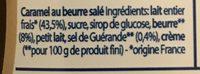 Confiture De Lait Caramel Au Beurre Sal Ingredients