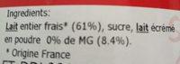 Dulche De Leche (Milk Toffee Sauce) Ingredients