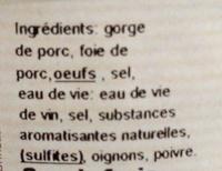 Terrine Lyonnaise Ingredients