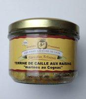 Terrine De Caille Aux Raisins &quot;marins Au Cognac&quot; Report Card