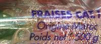 Fraises Ingredients