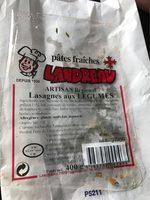 Lasagnes Aux Legumes Report Card
