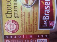 Choucroute Gourmande Ingredients