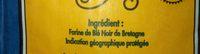 Farine De Bl Noir De Bretagne, Le Paquet, 1Kg Ingredients