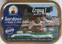 Sardines  L'Huile D'Olive Extra Vierge Erquy Millsime 2017 Report Card