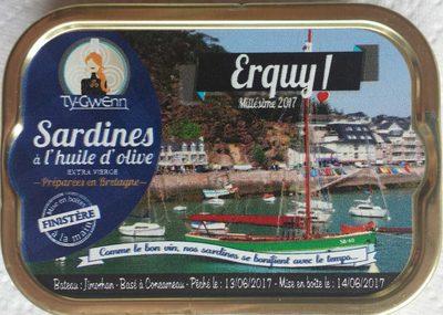 Sardines  L'Huile D'Olive Extra Vierge Erquy Millsime 2017