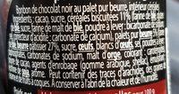 Croustillants Palets Bretons Chocolat Noir Ingredients