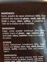 Chocolat En Poudre Ingredients