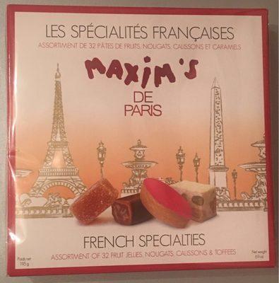 Assortiment De 32 Spcialits Franaises : Ptes De Fruits, Nougats, Calissons Et Caramels