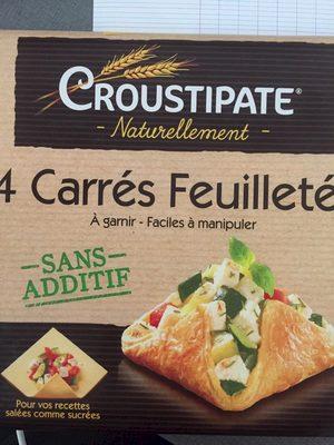 4 Carrs De Pte Feuillete CROUSTIPATE
