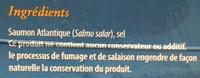 Saumon Atlantique Fum Ingredients