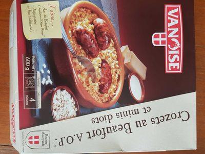 Crozets Au Beaufort A.O.P Et Minis Diots