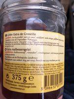 Epicerie / Epicerie Sucre / Confitures Bio Ingredients