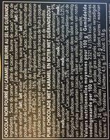 Chocolat Noir Fourr Au Caramel Et Beurre Au Sel De Gurande Ingredients