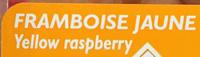 Framboise Jaune Ingredients