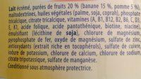 Novalac 3 - Croissance - Banane Pomme - 1-3 Ans Ingredients