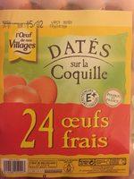 Oeufs Village Moyen Dats X24 Ingredients