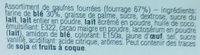 Gaufrettes Assorties Ingredients