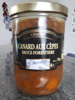 Canard Aux Cpes - Sauce Forestire Ingredients