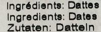 Dattes DAlgrie Ingredients
