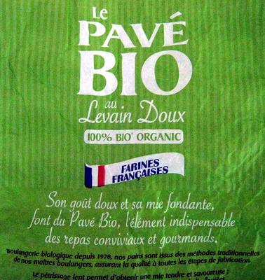 Le Pav Bio Au Levain Doux