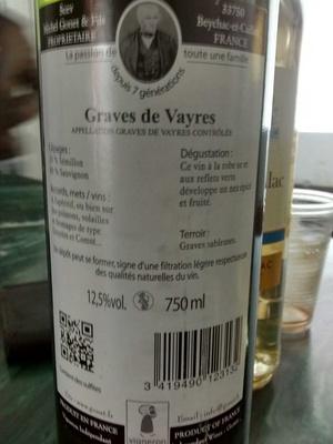 Graves De Vayres 2013