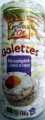Galettes Riz Complet