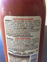 Mon Gazpacho Bio Ingredients