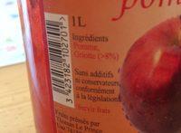 Pur Jus Pomme Griotte THOMAS LEPRINCE Ingredients