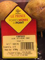Poire Comice Report Card