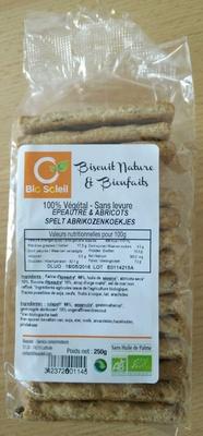 Biscuit Nature Et Bienfaits - Peautre Et Abricots