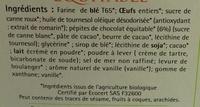 Wiki'Bio Marbr Chocolat Equitable Ingredients